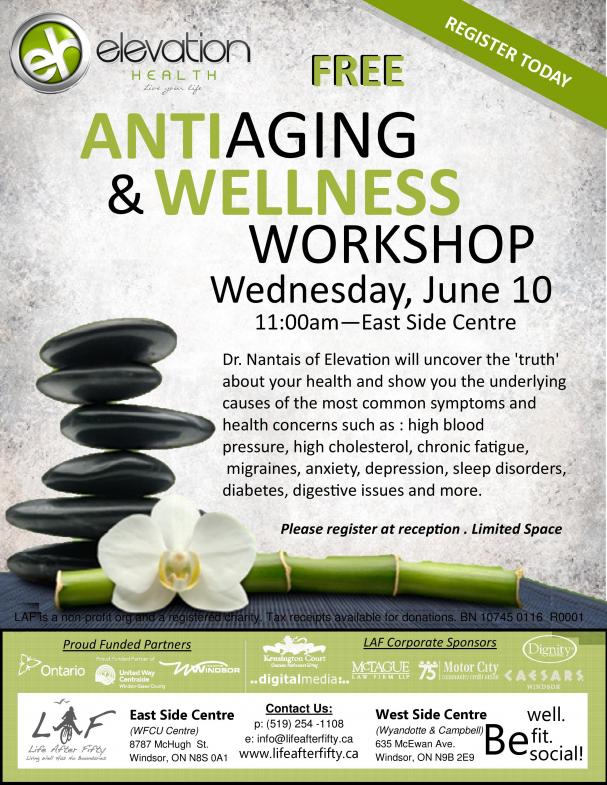 Anti-Aging and Wellness Workshop